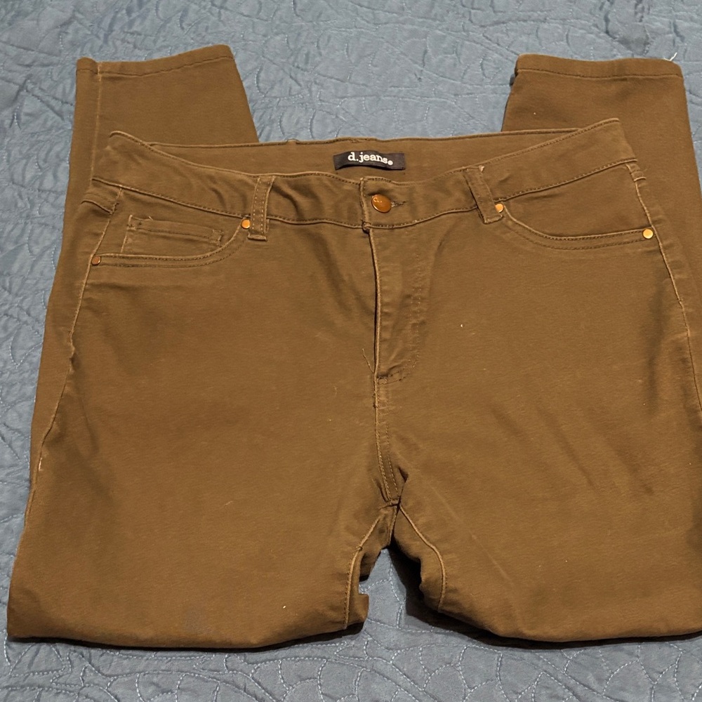 d. jeans Olive Skinny Jeans